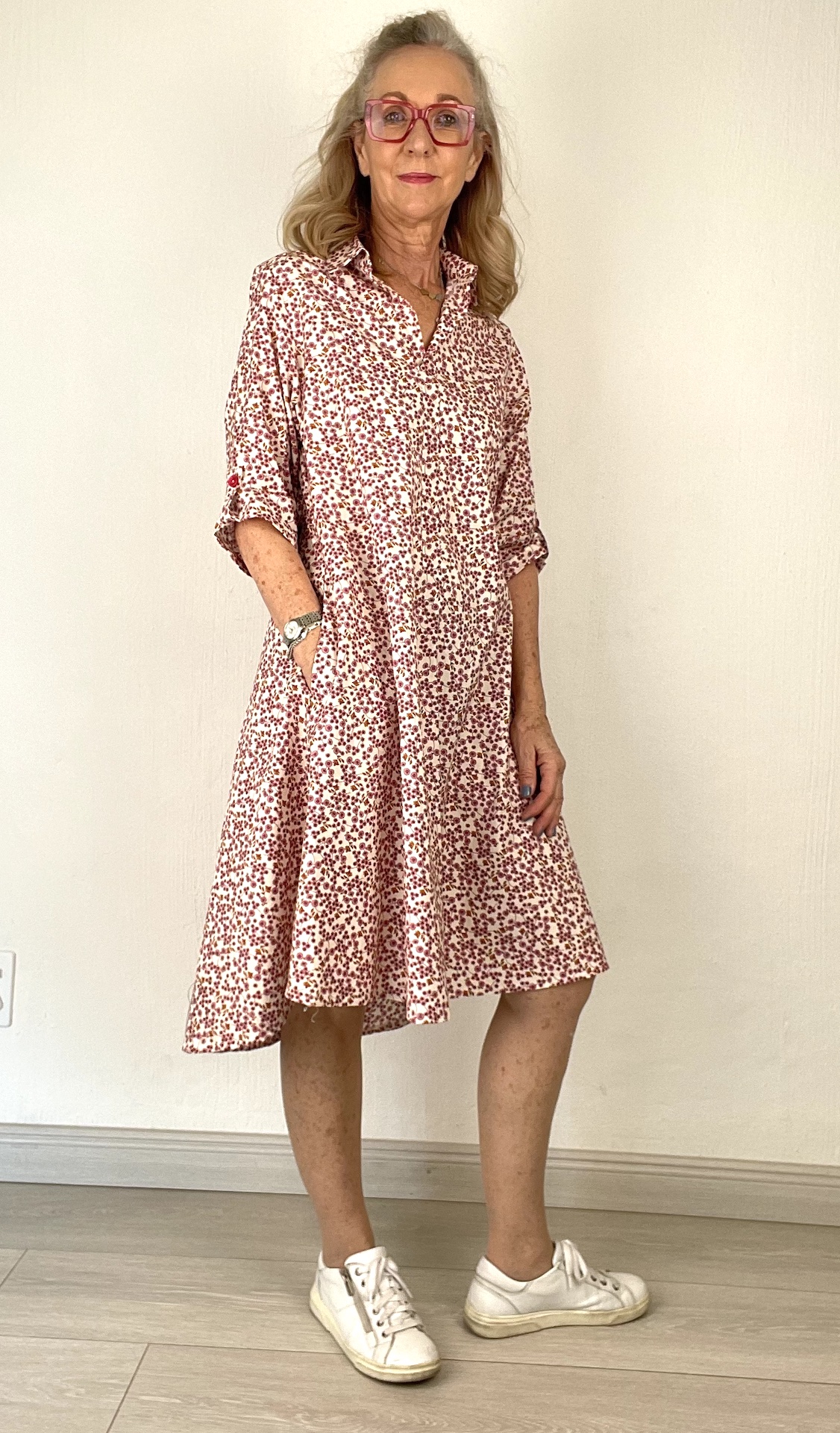 Noni Dress – Pink side front