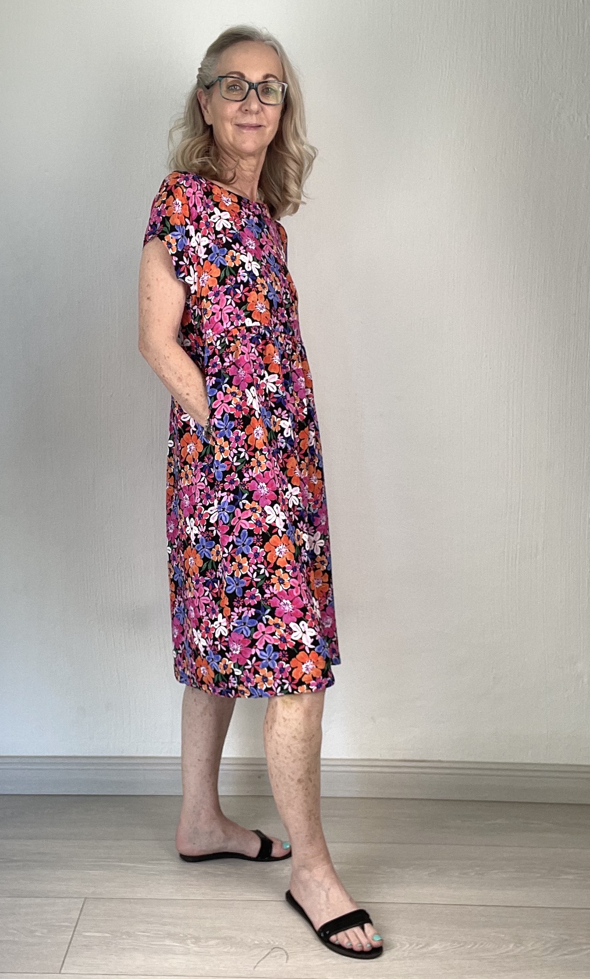 bernadette floral dress